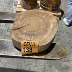 Rosewood schijf, Dikte 70mm, Ø 350mm